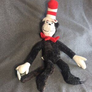 Vintage Dr Suess Cat in the Hat Stuffed Plushie Collectible